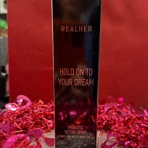 RealHer Probiotic Setting Spray - vegan , fragrance free, new in box 3.38oz!